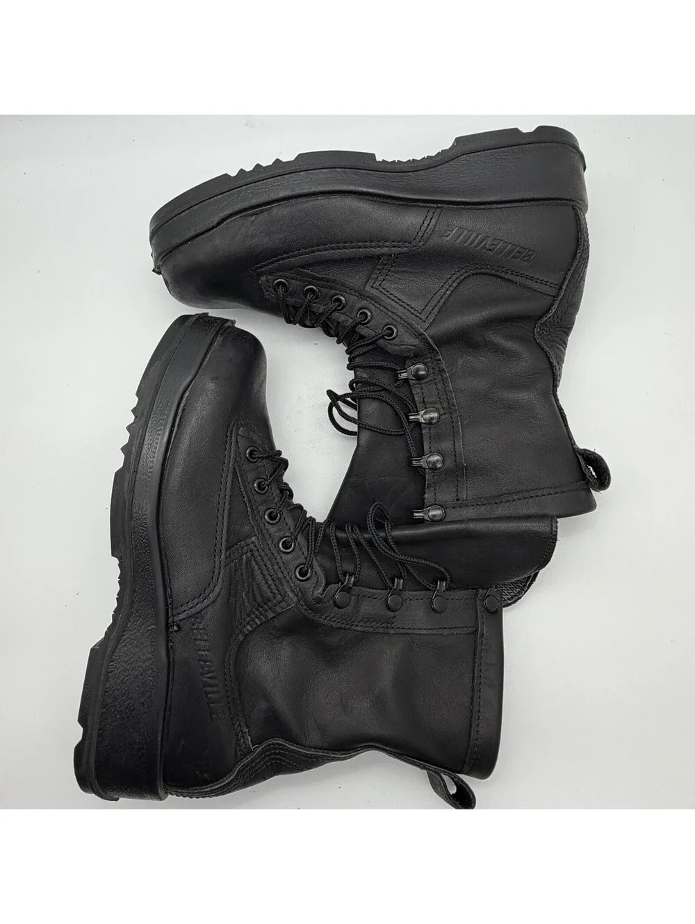 Belleville 800 ST Mens 6.5 W Black Gore-Tex Steel Toe Flight Deck Boots USA